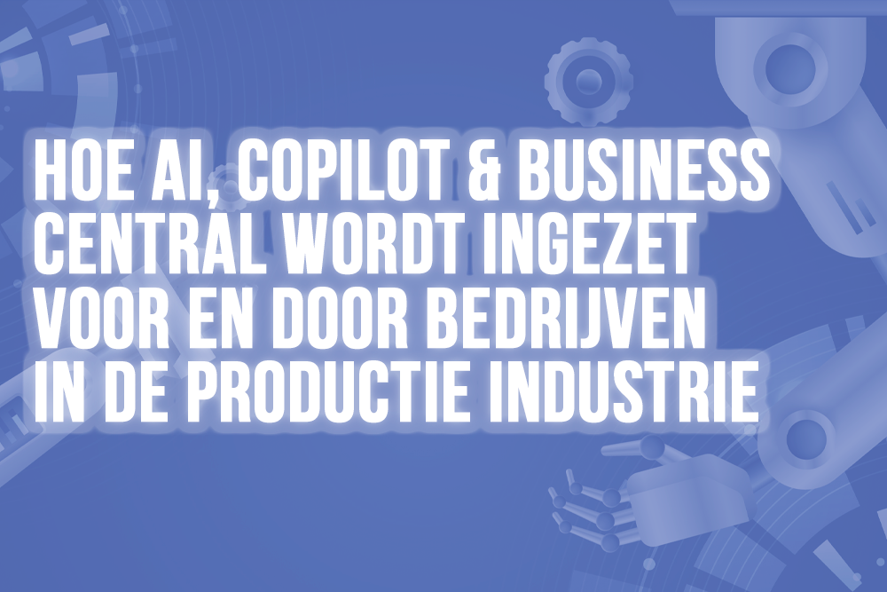 AI en copilot in de productieindustrie