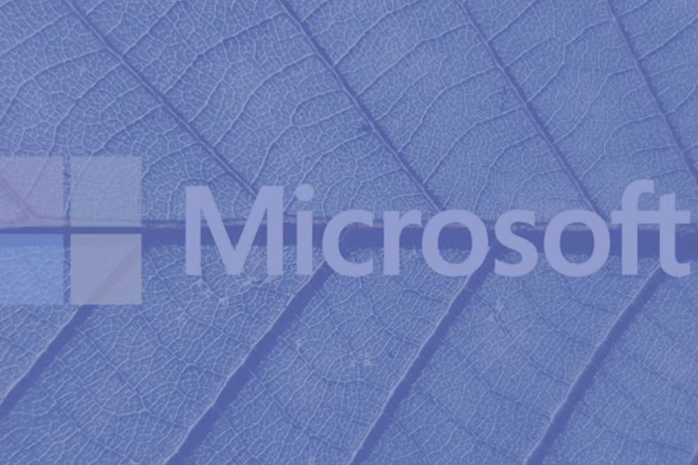 Microsoft blauw
