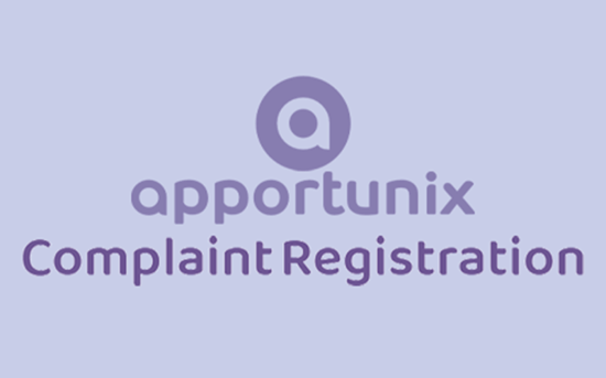 apportunix complaint registration